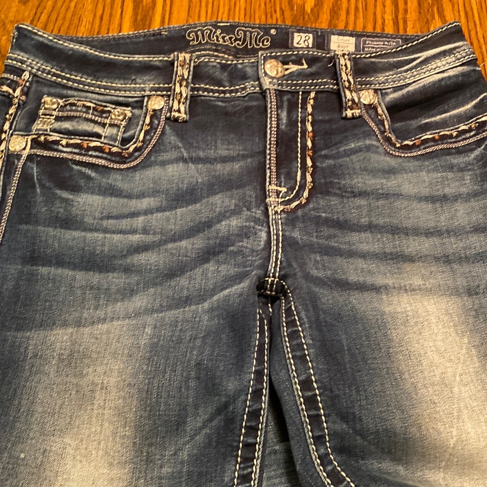 MISS ME CHLOE BOOT CUT JEANS, size 28